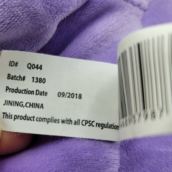 2/$15 Squishmallows Astrid Cow Unicorn Plush Purple 8" Tail Stuffed Kellytoy - Picture 8 of 9